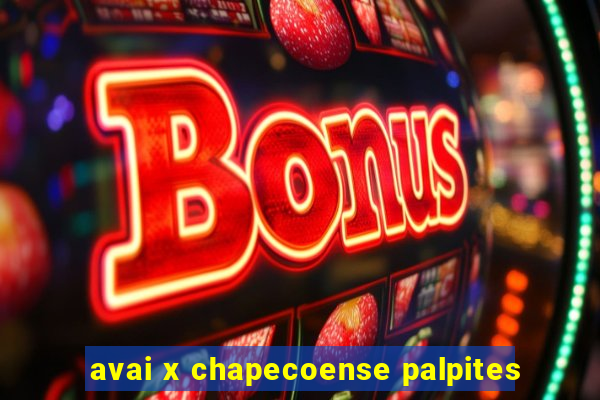 avai x chapecoense palpites