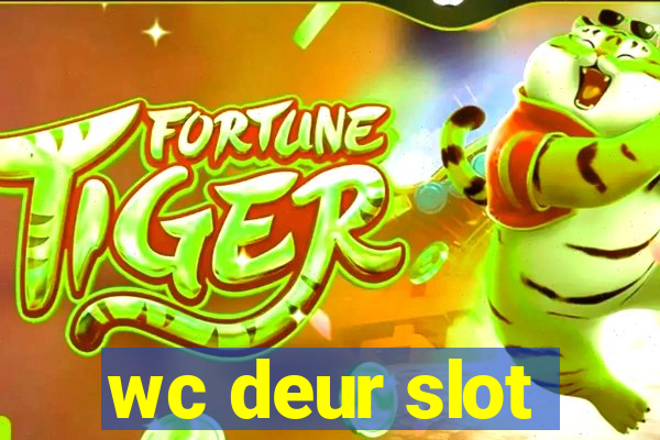 wc deur slot