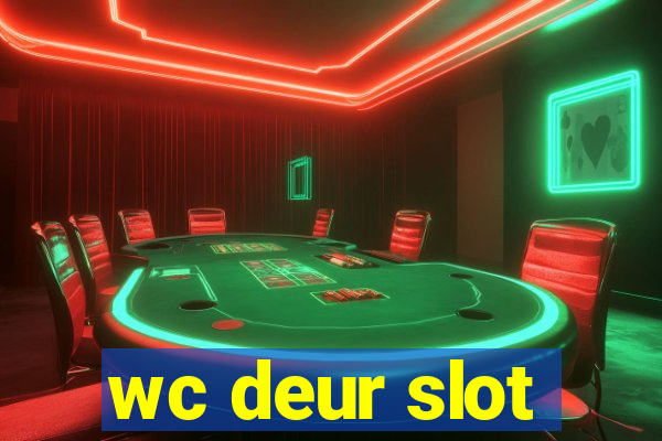 wc deur slot