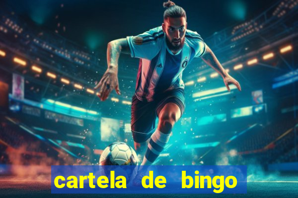 cartela de bingo da sorte