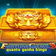 quanto ganha bingo