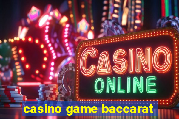 casino game baccarat