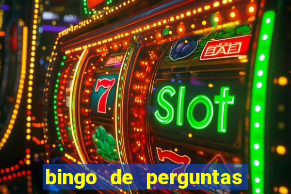 bingo de perguntas e respostas