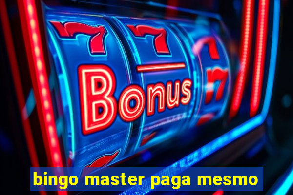 bingo master paga mesmo