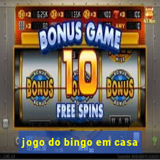 jogo do bingo em casa