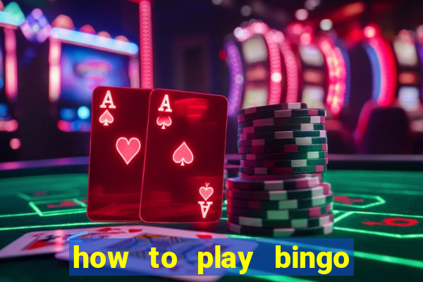 how to play bingo bonus scratch card