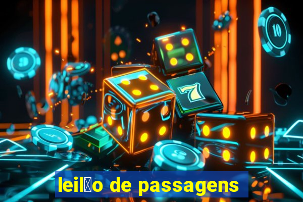 leil茫o de passagens