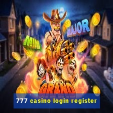 777 casino login register