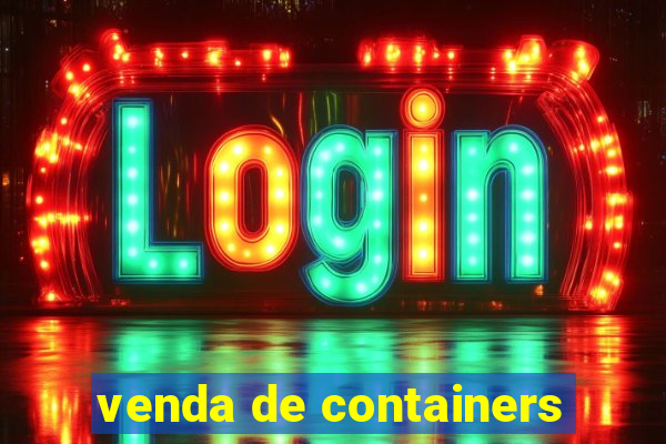 venda de containers