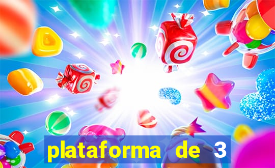 plataforma de 3 reais jogo