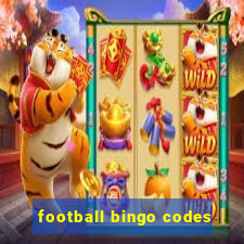 football bingo codes