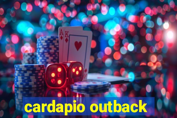 cardapio outback