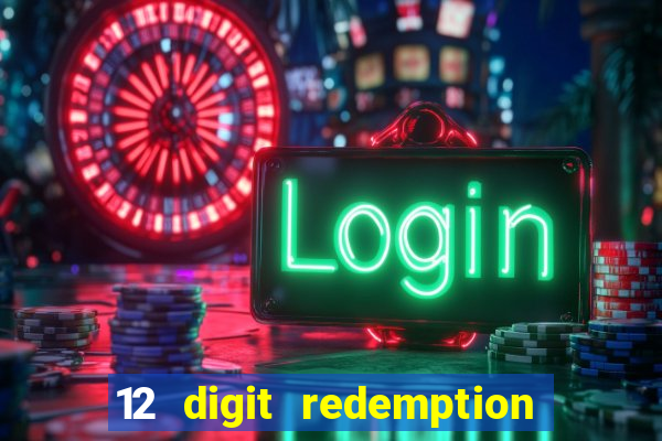 12 digit redemption code for golden hearts casino