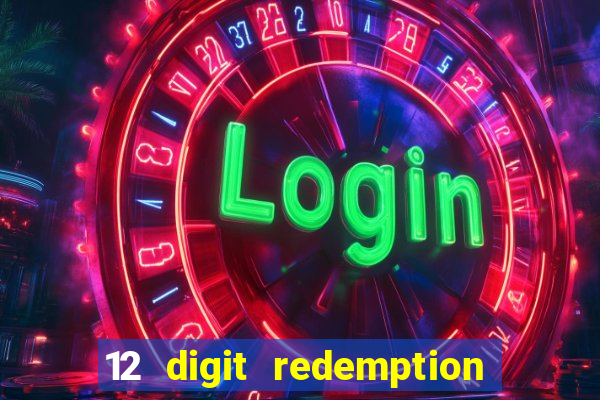 12 digit redemption code for golden hearts casino