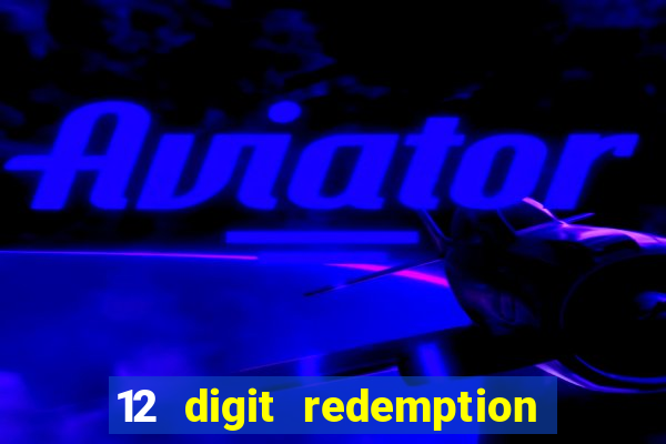 12 digit redemption code for golden hearts casino