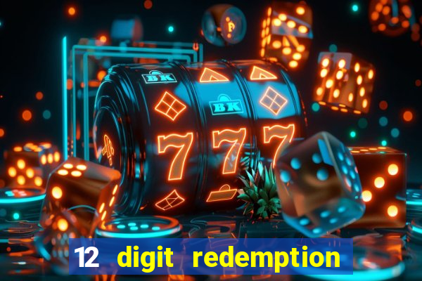 12 digit redemption code for golden hearts casino