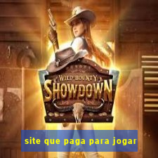 site que paga para jogar