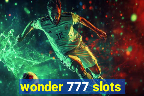 wonder 777 slots