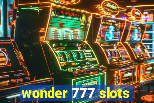 wonder 777 slots