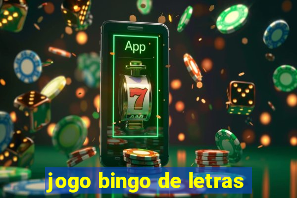 jogo bingo de letras