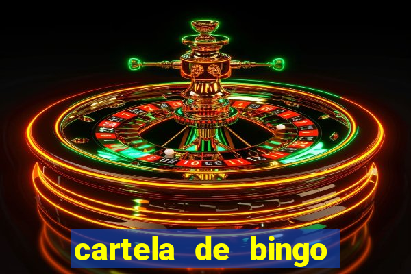 cartela de bingo ate 50