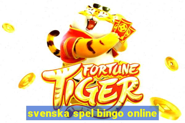 svenska spel bingo online