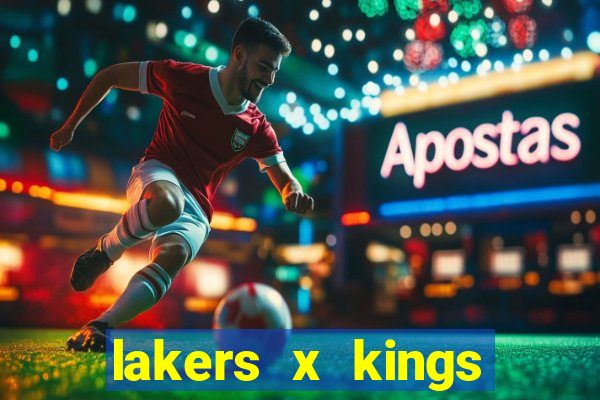 lakers x kings onde assistir