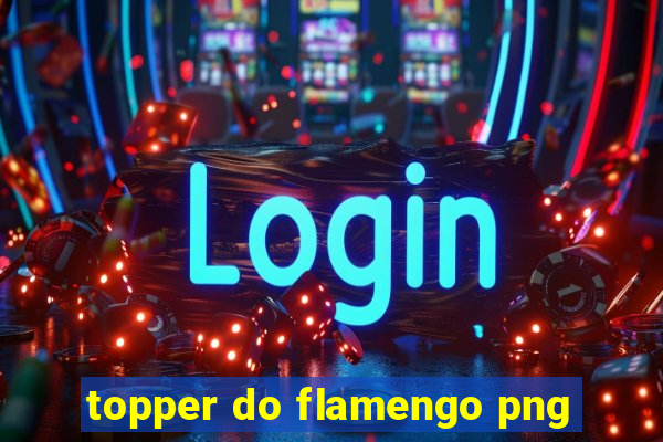 topper do flamengo png