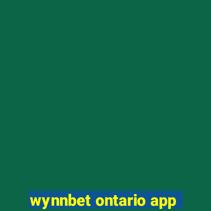 wynnbet ontario app