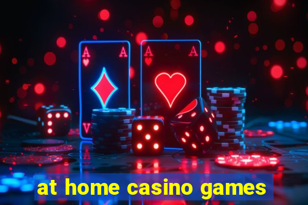 at home casino games