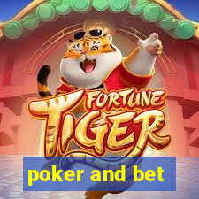 poker and bet