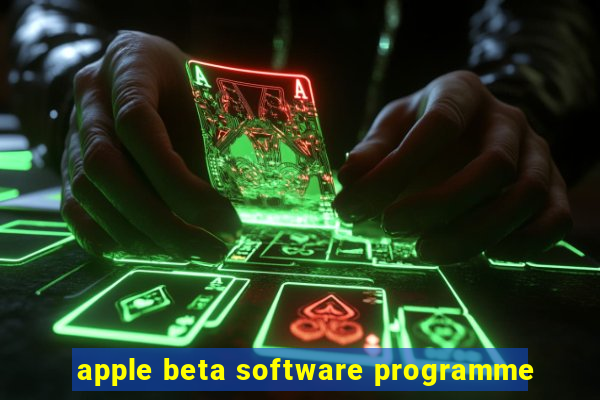 apple beta software programme