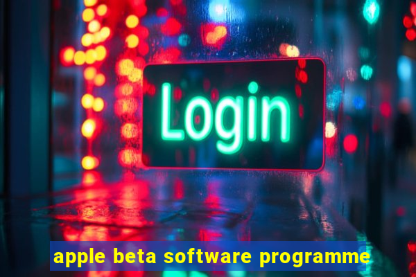 apple beta software programme