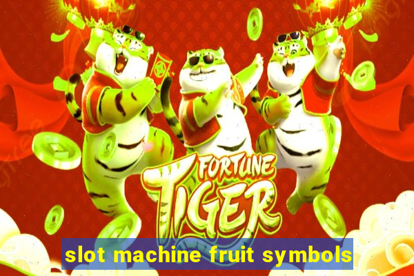 slot machine fruit symbols