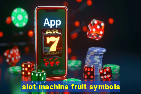 slot machine fruit symbols