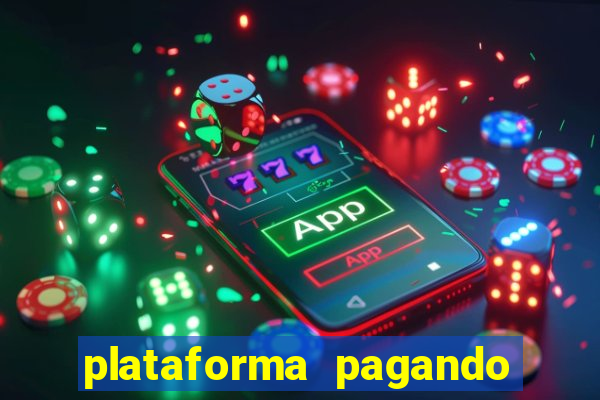 plataforma pagando no cadastro slot