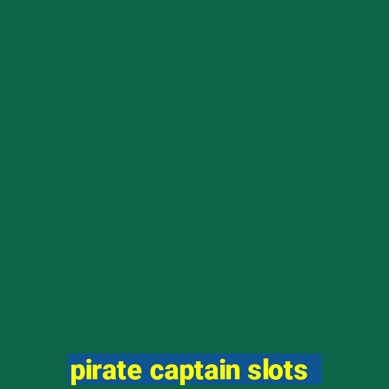 pirate captain slots