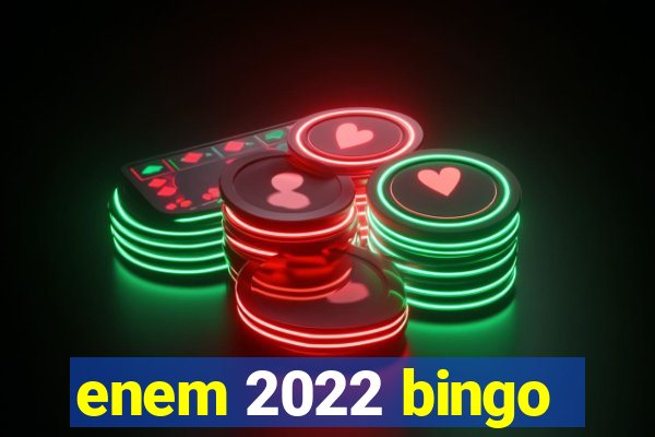 enem 2022 bingo