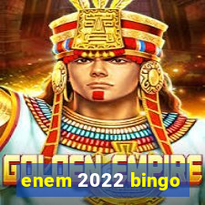 enem 2022 bingo