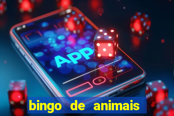 bingo de animais para educa??o infantil