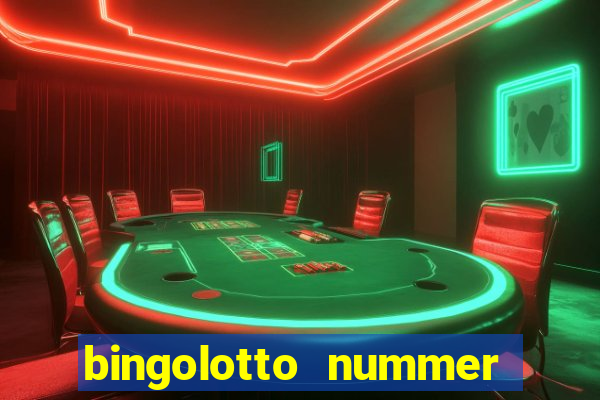 bingolotto nummer ettans bingo