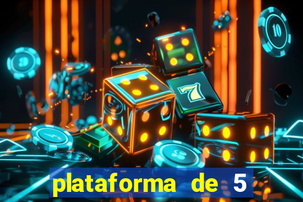 plataforma de 5 reais de b么nus