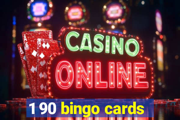 1 90 bingo cards