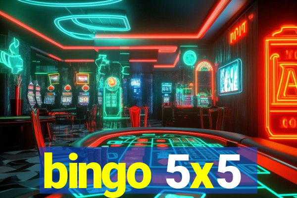 bingo 5x5