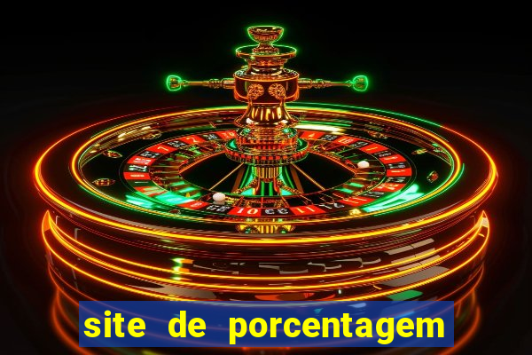 site de porcentagem de slot