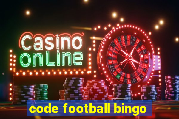 code football bingo