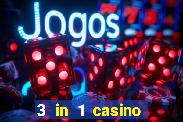 3 in 1 casino game set