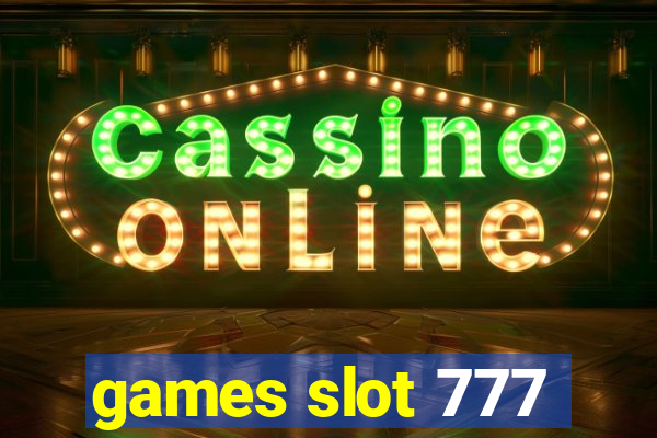 games slot 777