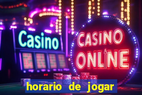 horario de jogar fortune rabbit