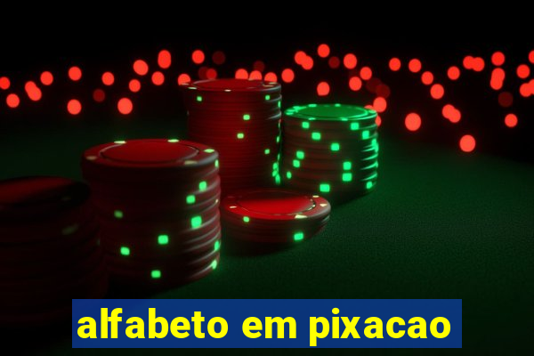 alfabeto em pixacao